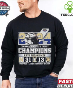 Official Navy Midshipmen 2024 Commander In Chief’s Trophy Champions Shirt