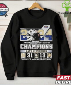 Official Navy Midshipmen 2024 Commander In Chief’s Trophy Champions Shirt