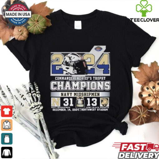 Official Navy Midshipmen 2024 Commander In Chief’s Trophy Champions Shirt