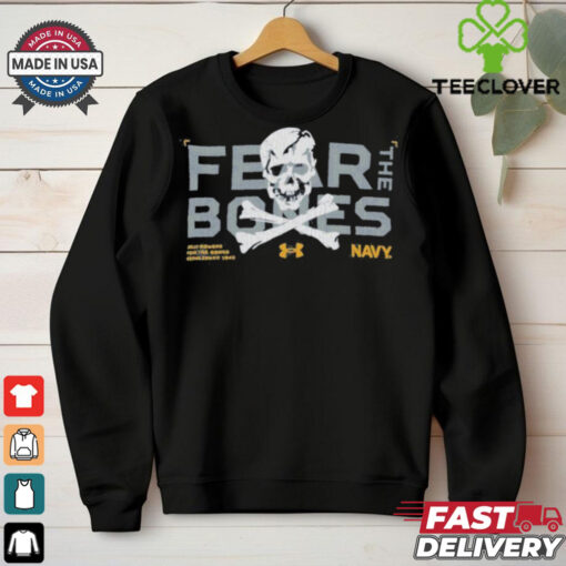 Official Navy Midshipmen 2024 Rivalry Skull & Cross Bones Performance T Shirt