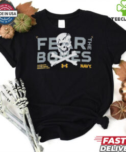 Official Navy Midshipmen 2024 Rivalry Skull & Cross Bones Performance T Shirt