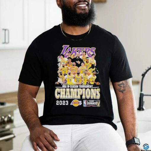 Official Nba In Season Tournament Champions 2023 Los Angeles Lakers T Shirt