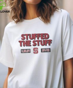 Official Nc state basketball stuffed the stuff Shirt