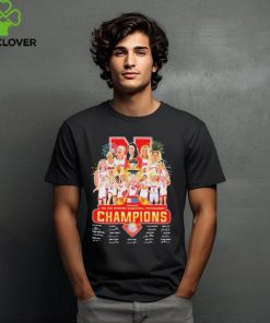 Official Nebraska Cornhuskers 2024 big ten women’s basketball tournament champions signatures shirt