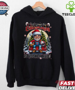 Official Nebraska Cornhuskers All I Want For Christmas Is Husker Red 2024 T shirt