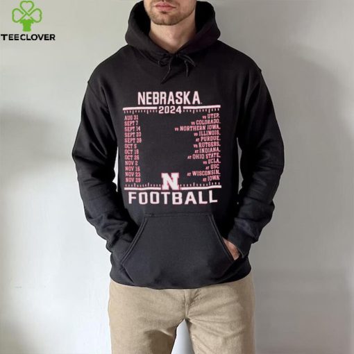 Official Nebraska Cornhuskers Champion 2024 Football Schedule Shirt