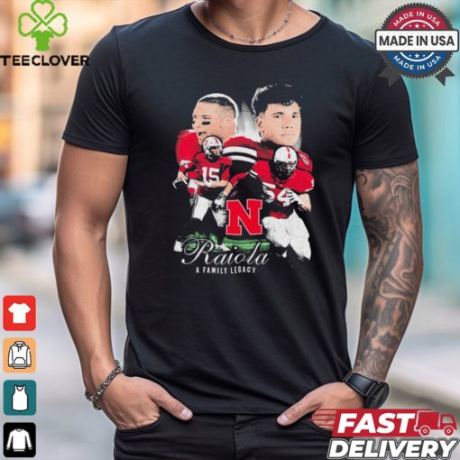 Official Nebraska Cornhuskers Dylan Raiola Dominic Raiola Raioda A Family Legacy Vintage t shirt
