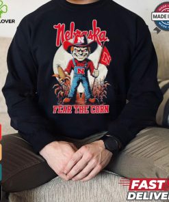 Official Nebraska Cornhuskers Fear The Corn Halloween Shirt