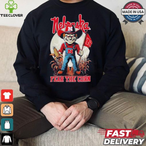 Official Nebraska Cornhuskers Fear The Corn Halloween Shirt