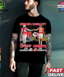 Official Nebraska Huskers Kansas City Chiefs Signature T Shirt
