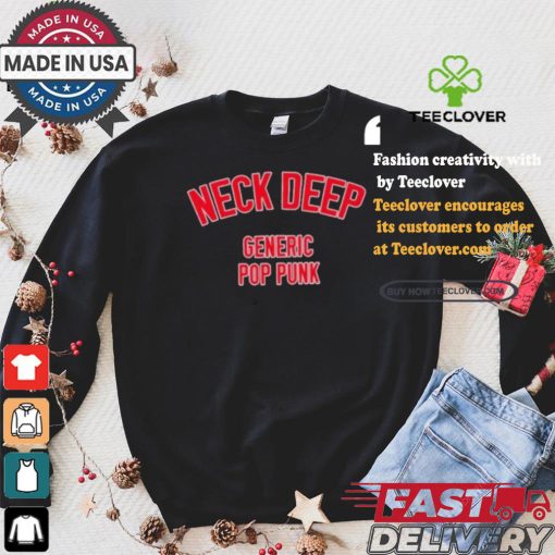 Official Neck deep generic pop punk T shirt