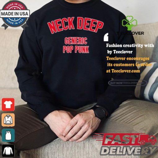 Official Neck deep generic pop punk T shirt