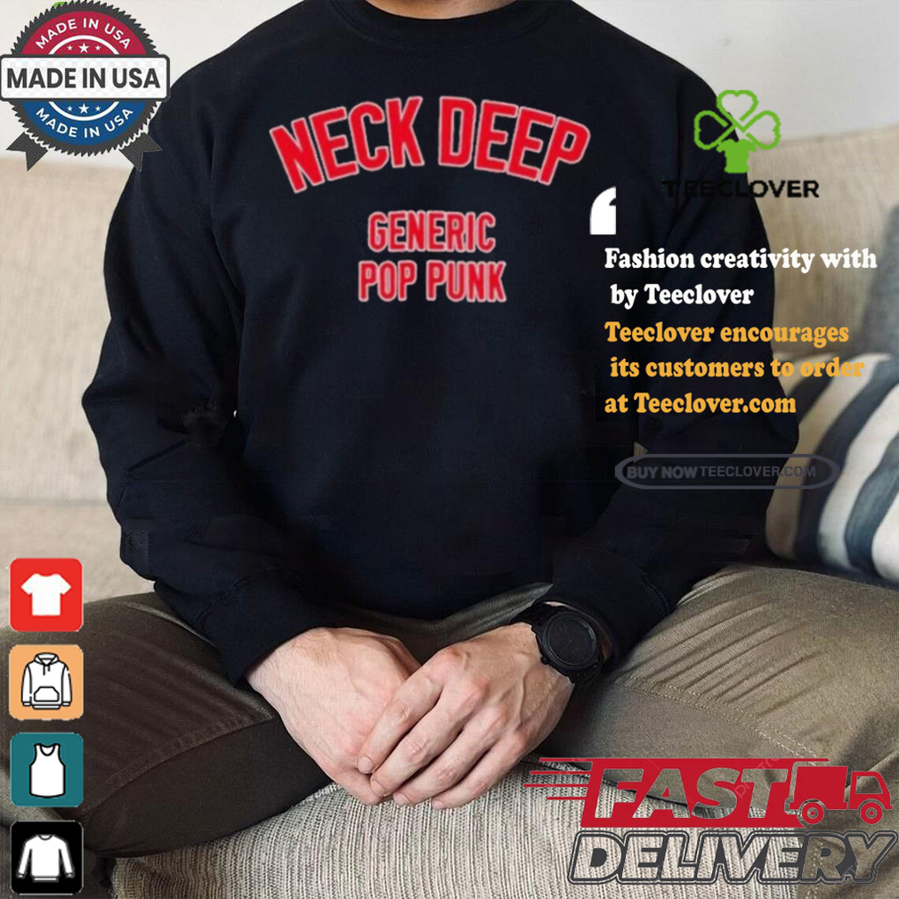 Official Neck deep generic pop punk T shirt Official Neck deep generic pop punk T shirt