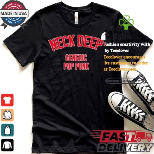Official Neck deep generic pop punk T shirt