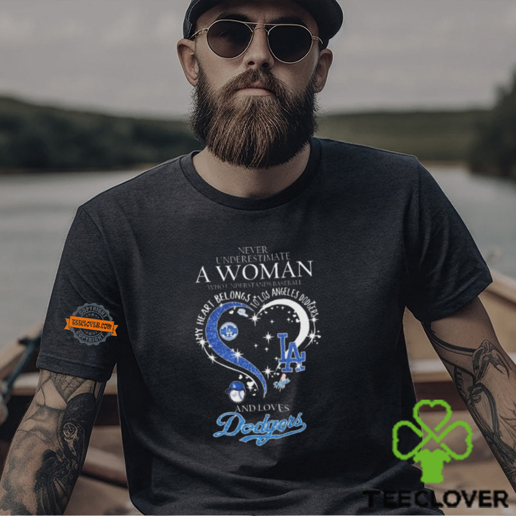 Official Never Underestimate A Woman Who Understands Baseball Heart Diamond And Loves Los Angeles Dodgers 2024 shirt Official Never Underestimate A Woman Who Understands Baseball Heart Diamond And Loves Los Angeles Dodgers 2024 shirt