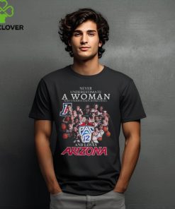 Official Never Underestimate A Woman Who Understands Basketball And Loves Arizona Wildcats 2024 Tee shirt