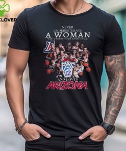 Official Never Underestimate A Woman Who Understands Basketball And Loves Arizona Wildcats 2024 Tee hoodie, sweater, longsleeve, shirt v-neck, t-shirt