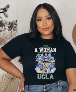 Official Never Underestimate A Woman Who Understands Football And Loves UCLA T Shirt