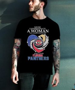 Official Never Underestimate A Woman Who Understands Hockey And Loves Florida Panthers Diamonds 2024 Stanley Cup Final Shirt