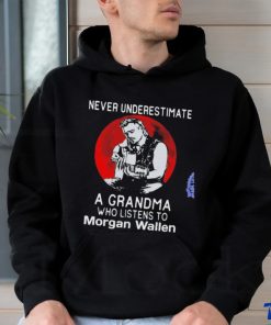 Official Never underestimate a grandma who listens to Morgan Wallen shirt