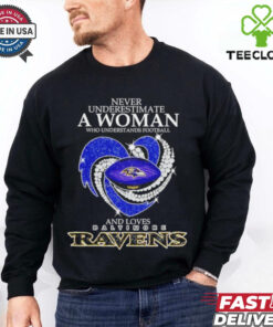 Official Never underestimate a nurse who understands football and loves Baltimore Ravens shirt