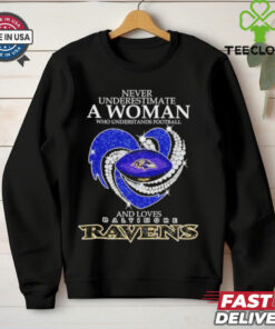 Official Never underestimate a nurse who understands football and loves Baltimore Ravens shirt