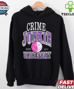 Official New CJ Crime Junkie ESTD 2017 University t shirt