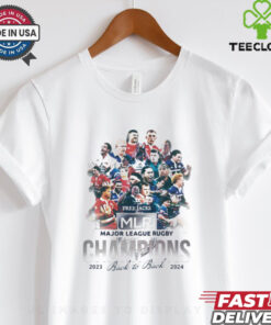 Official New England Free Jacks Back To Back 2023 2024 Major League Rugby Champions Merch Shirt