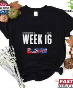 Official New England Patriots At Buffalo Bills Week 16 Sunday December 22 t shirt