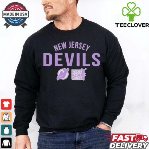 Official New Jersey Devils Richmond Resilient Hockey Fights Cancer Shirt