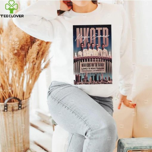 Official New Kids On The Block July 5 2024 The Kia Forum Los Angeles CA Poster Shirt