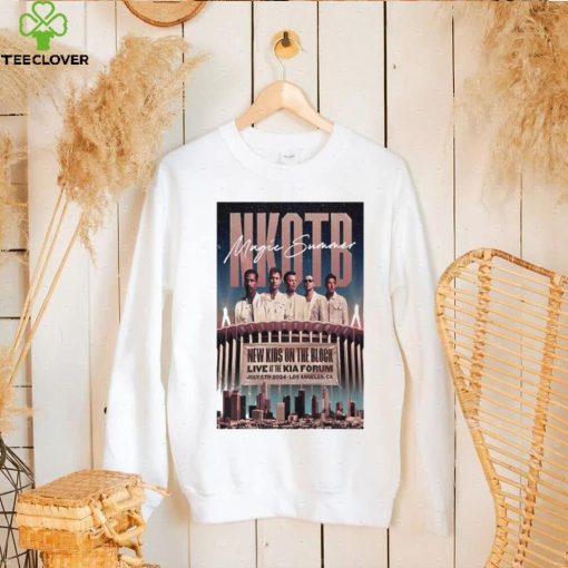 Official New Kids On The Block July 5 2024 The Kia Forum Los Angeles CA Poster Shirt