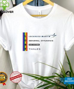 Official New Lockheed Martin General Dynamics Bea Systems Thales t shirt