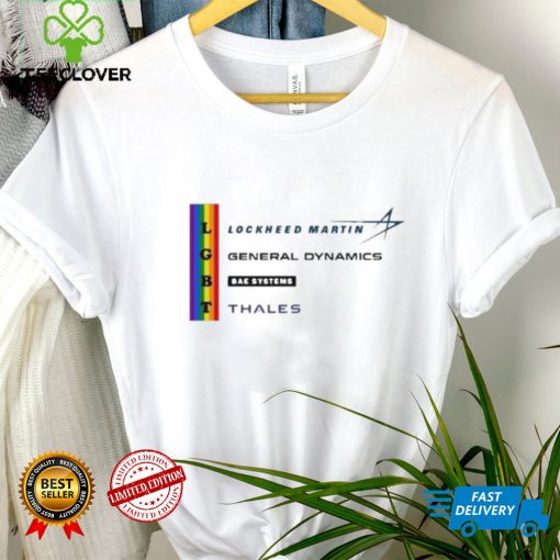 Official New Lockheed Martin General Dynamics Bea Systems Thales t shirt