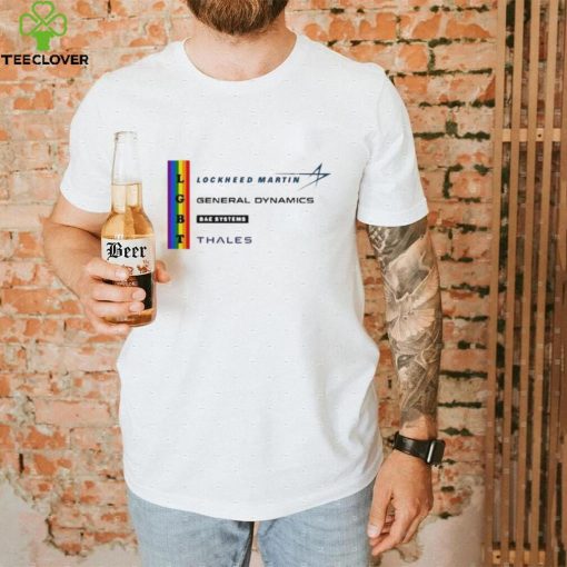 Official New Lockheed Martin General Dynamics Bea Systems Thales t shirt