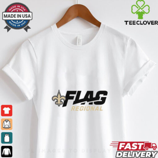 Official New Orleans Saints 2025 NFL Flag Regional Tournaments shirt