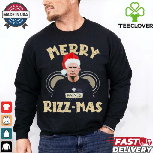 Official New Orleans Saints Happy Rizz Mas T Shirt