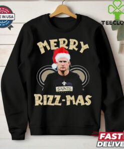 Official New Orleans Saints Happy Rizz Mas T Shirt