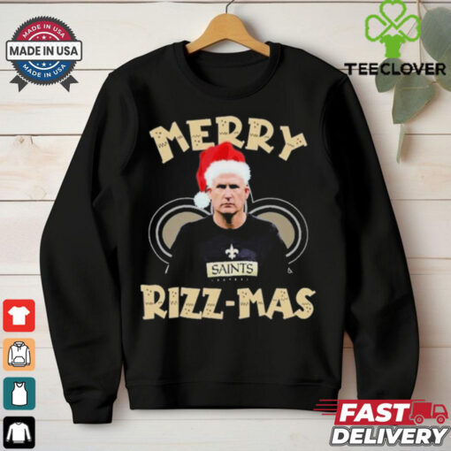 Official New Orleans Saints Happy Rizz Mas T Shirt