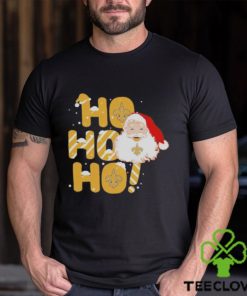 Official New Orleans Saints Santa Ho Ho Ho Christmas T Shirt