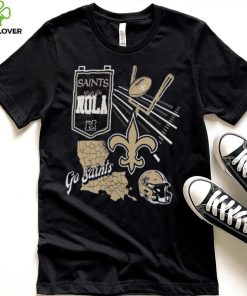 Official New Orleans Saints Split Zone Go Saints Shirt