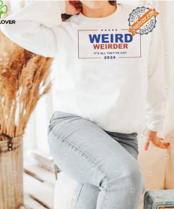 Official New Trump Vance logo Trump Is Weird Vance Is Weird It’s All They’ve Got 2024 T Shirt