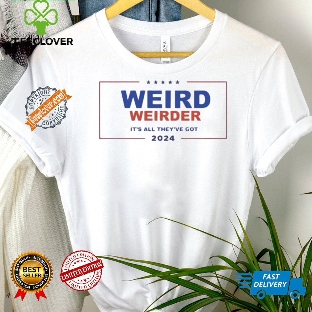 Official New Trump Vance logo Trump Is Weird Vance Is Weird It’s All They’ve Got 2024 T Shirt Official New Trump Vance logo Trump Is Weird Vance Is Weird It’s All They’ve Got 2024 T Shirt