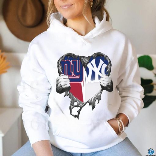 Official New York Giants And New York Yankees Inside Me T hoodie, sweater, longsleeve, shirt v-neck, t-shirt