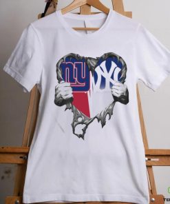 Official New York Giants And New York Yankees Inside Me T hoodie, sweater, longsleeve, shirt v-neck, t-shirt