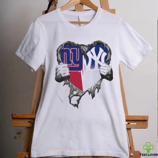 Official New York Giants And New York Yankees Inside Me T hoodie, sweater, longsleeve, shirt v-neck, t-shirt