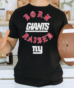 Official New York Giants Born X Raised Unisex T Shirt
