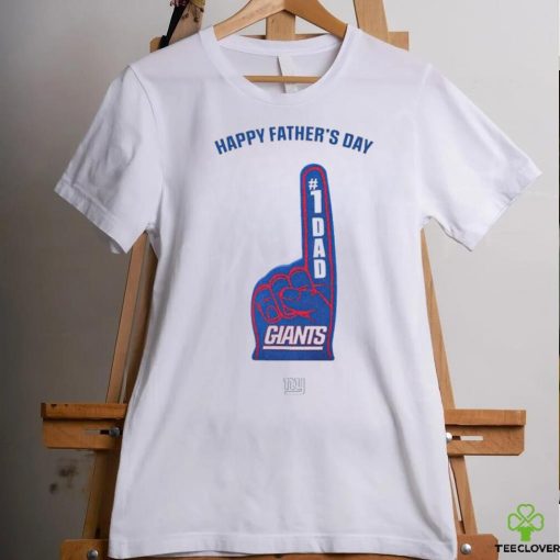 Official New York Giants Happy Father’s Day #1Dad Hand Shirt