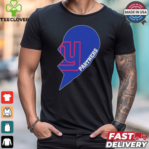 Official New York Giants Vikings Partners Half Heart Shirt
