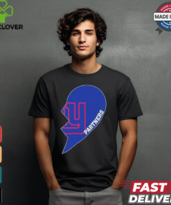 Official New York Giants Vikings Partners Half Heart Shirt